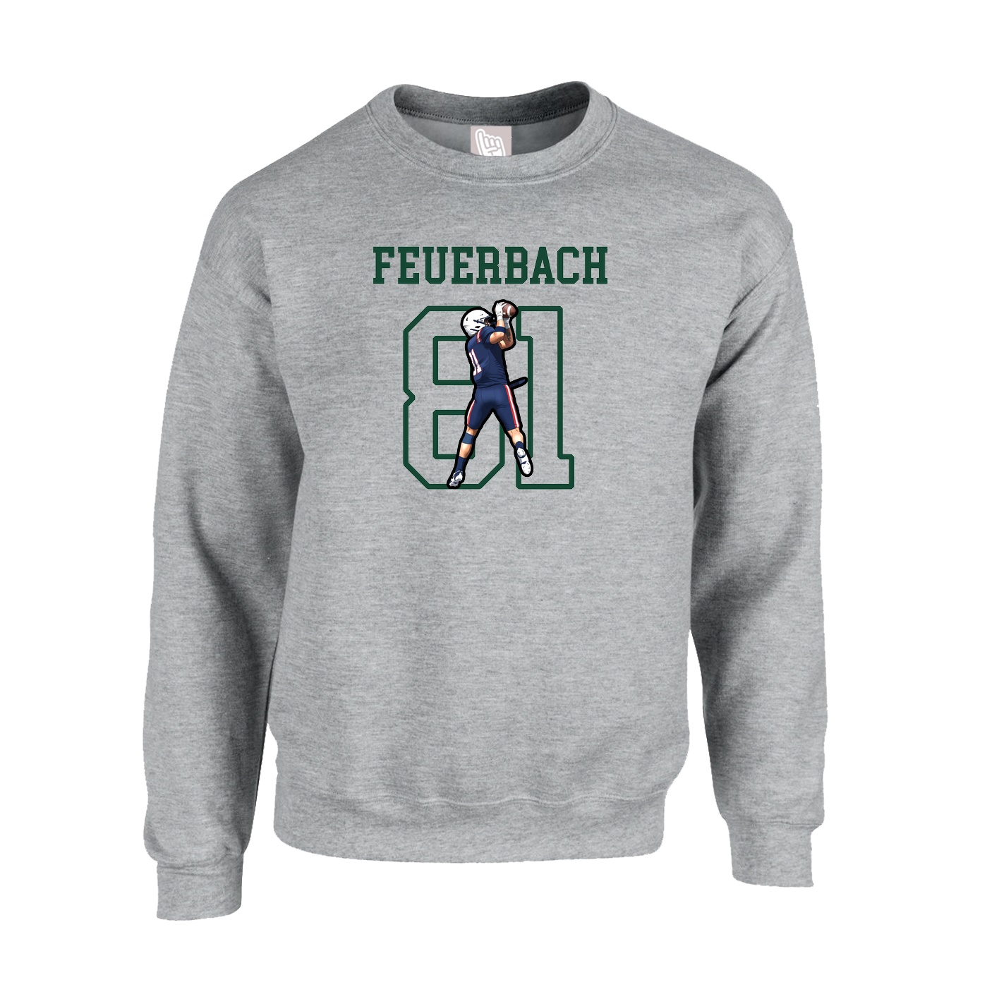 Fleece Crew — Shirsey in Grey