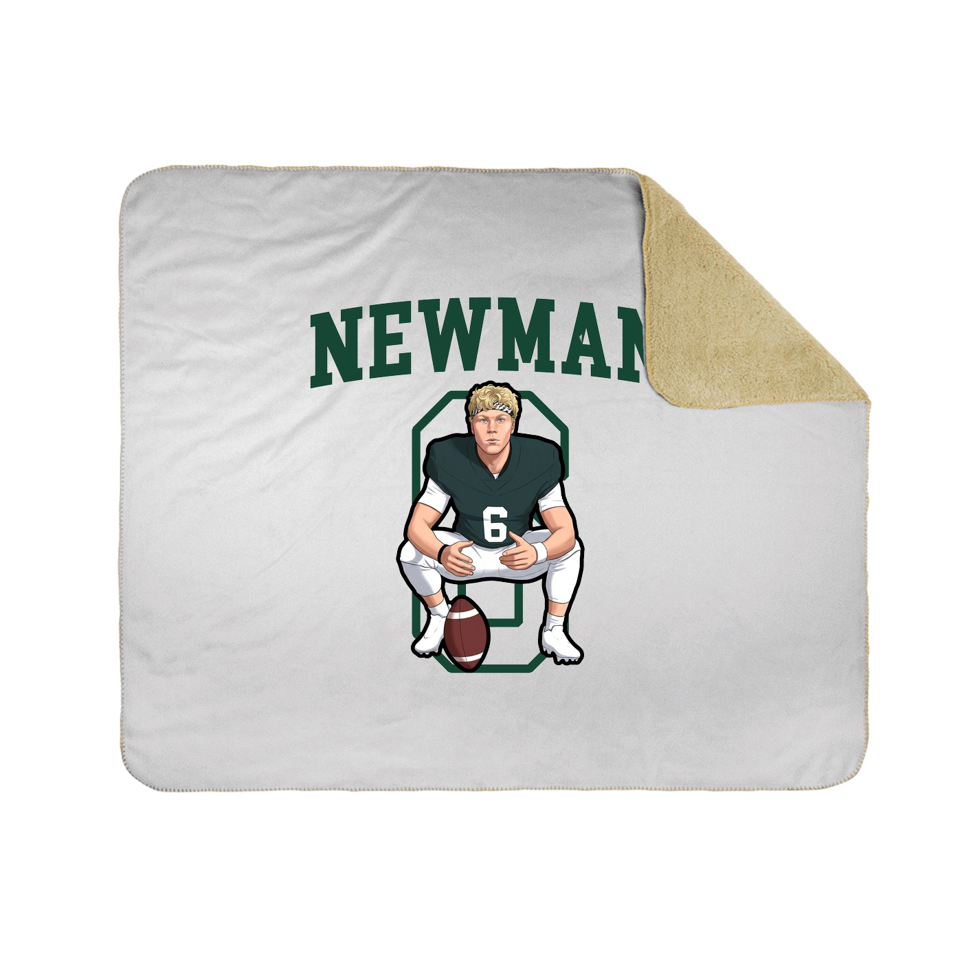 50x60 Sherpa Lined Throw Blanket