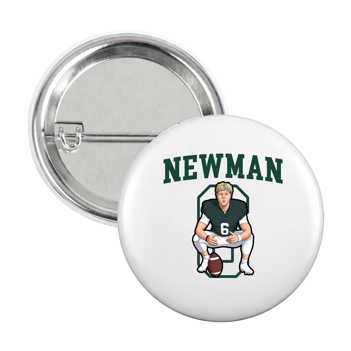 Game Day Button — Shirsey in White