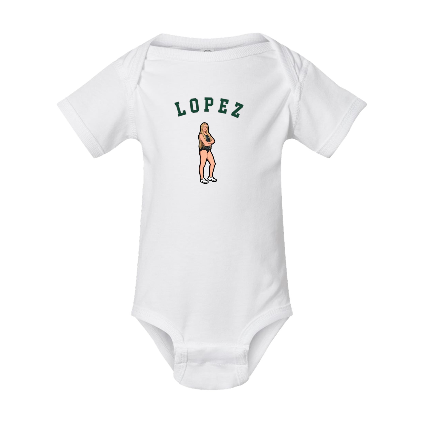 Baby Onesie — Shirsey Arch in White