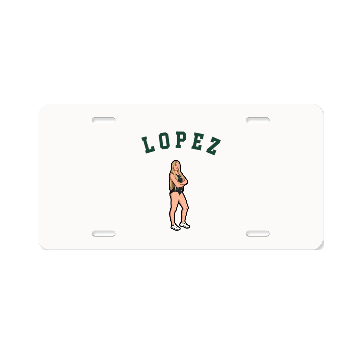 License Plate — Shirsey Arch in Classic