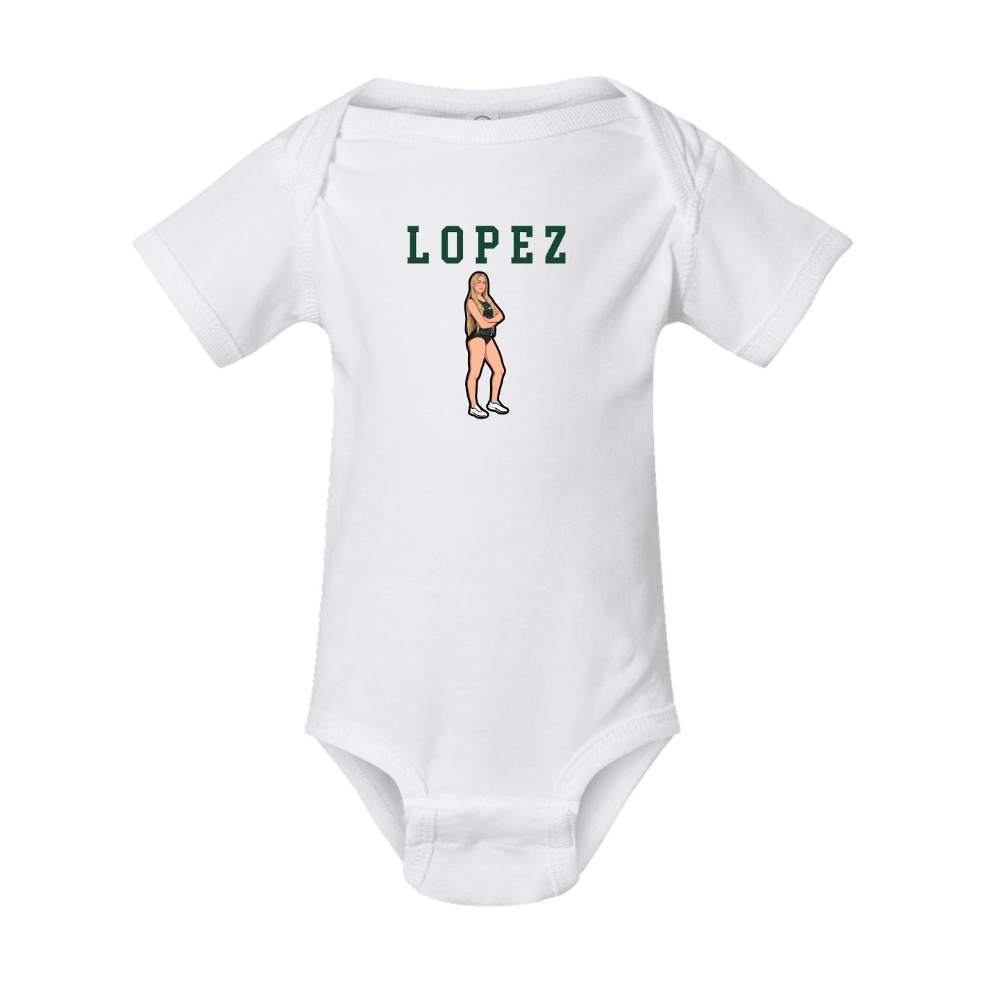 Baby Onesie — Shirsey in White