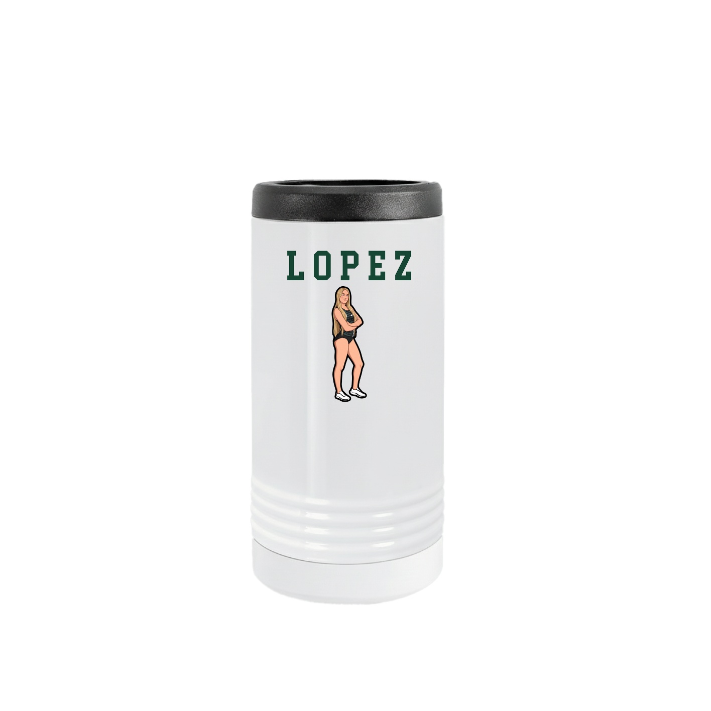 Slim Beverage Holder — Shirsey in White
