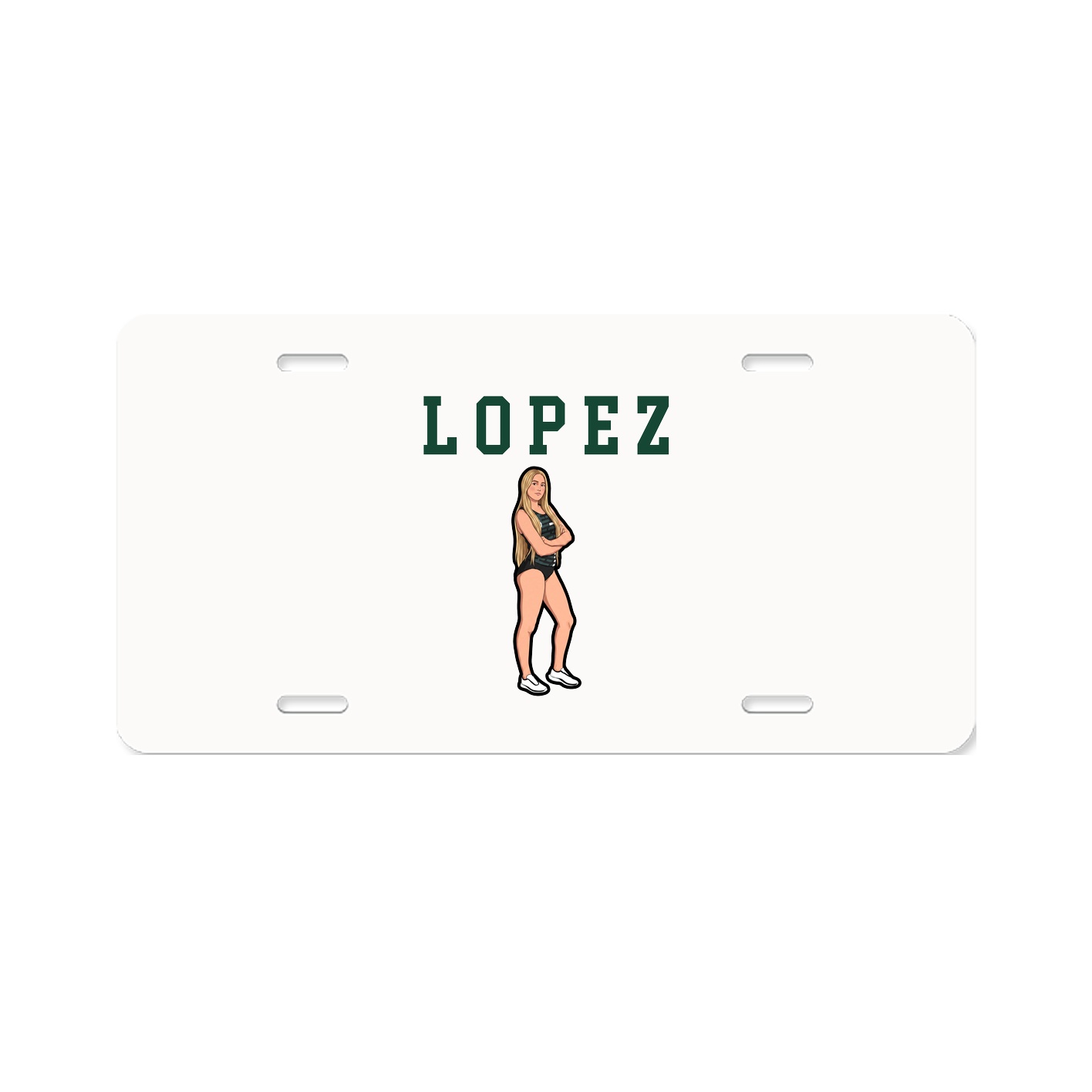 License Plate — Shirsey in Classic