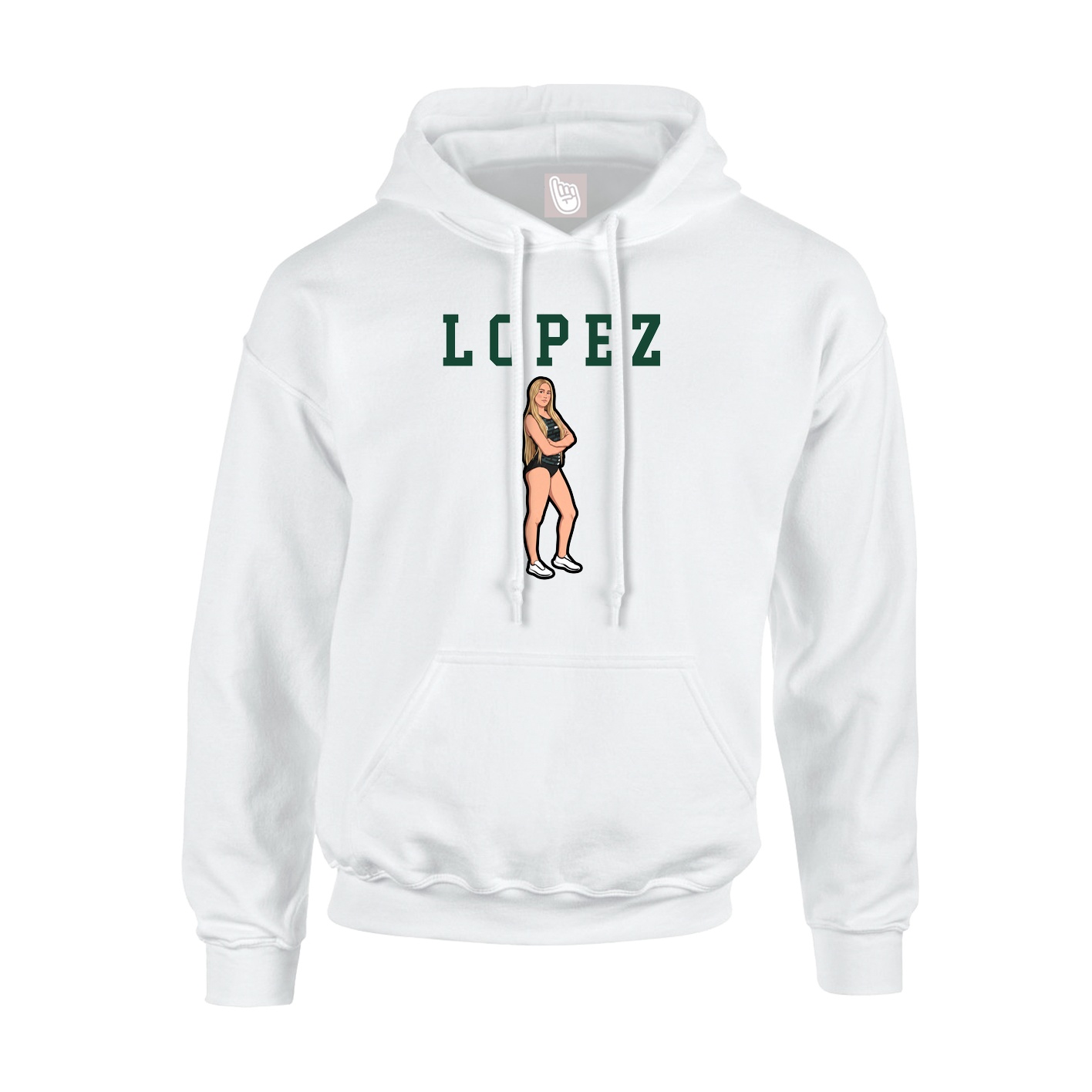 Youth Hoodie — Shirsey in White