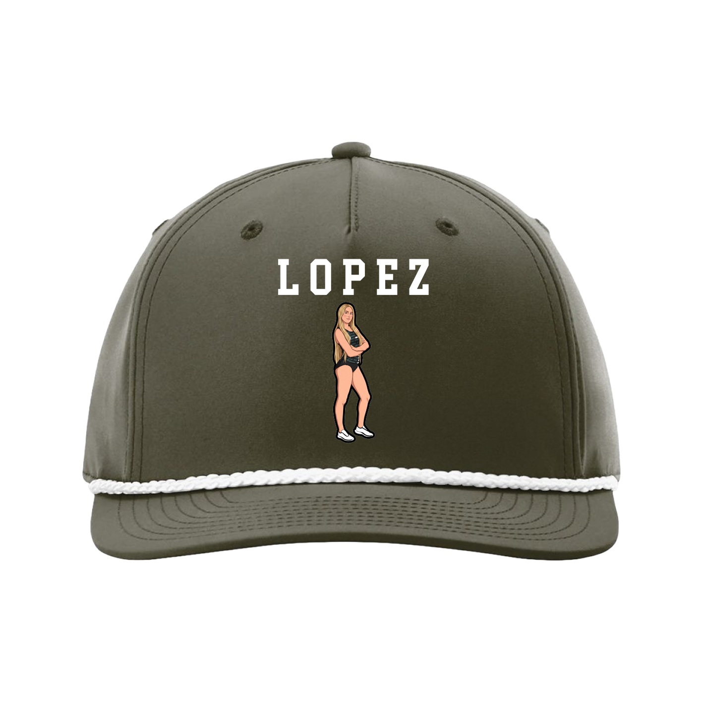 Five-Panel Classic Rope Cap — Shirsey in Green
