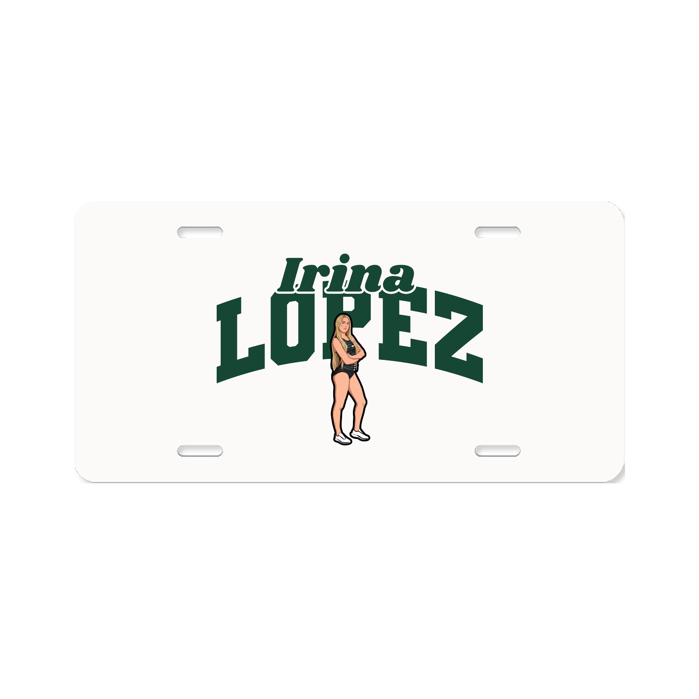 License Plate — Signature Arch in Classic