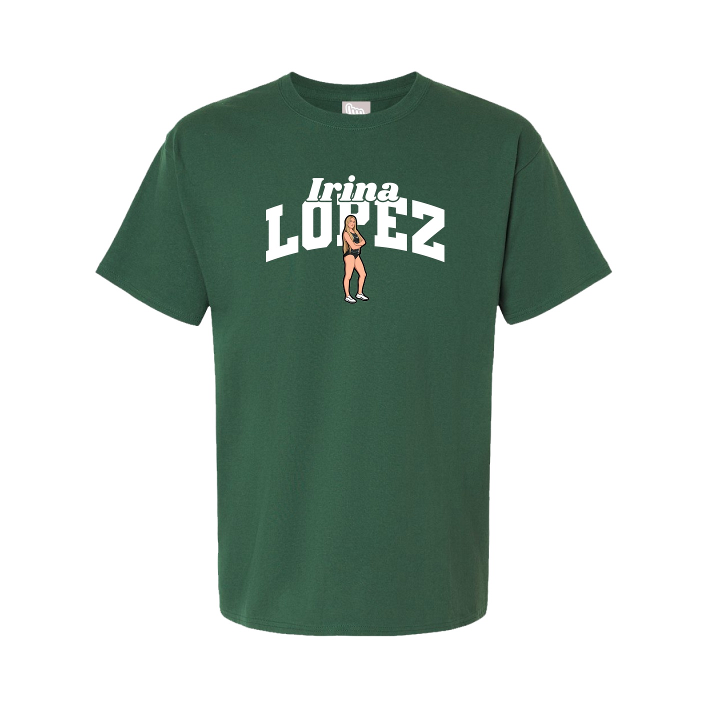 Youth Tee — Signature Arch in Green