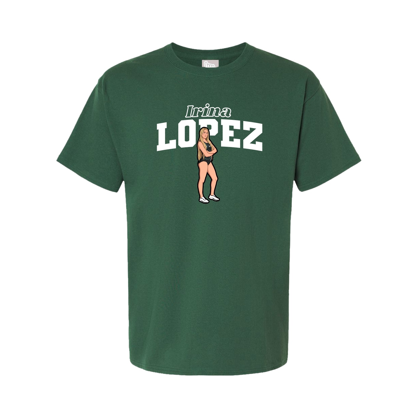 Tee — Name Arch in Green