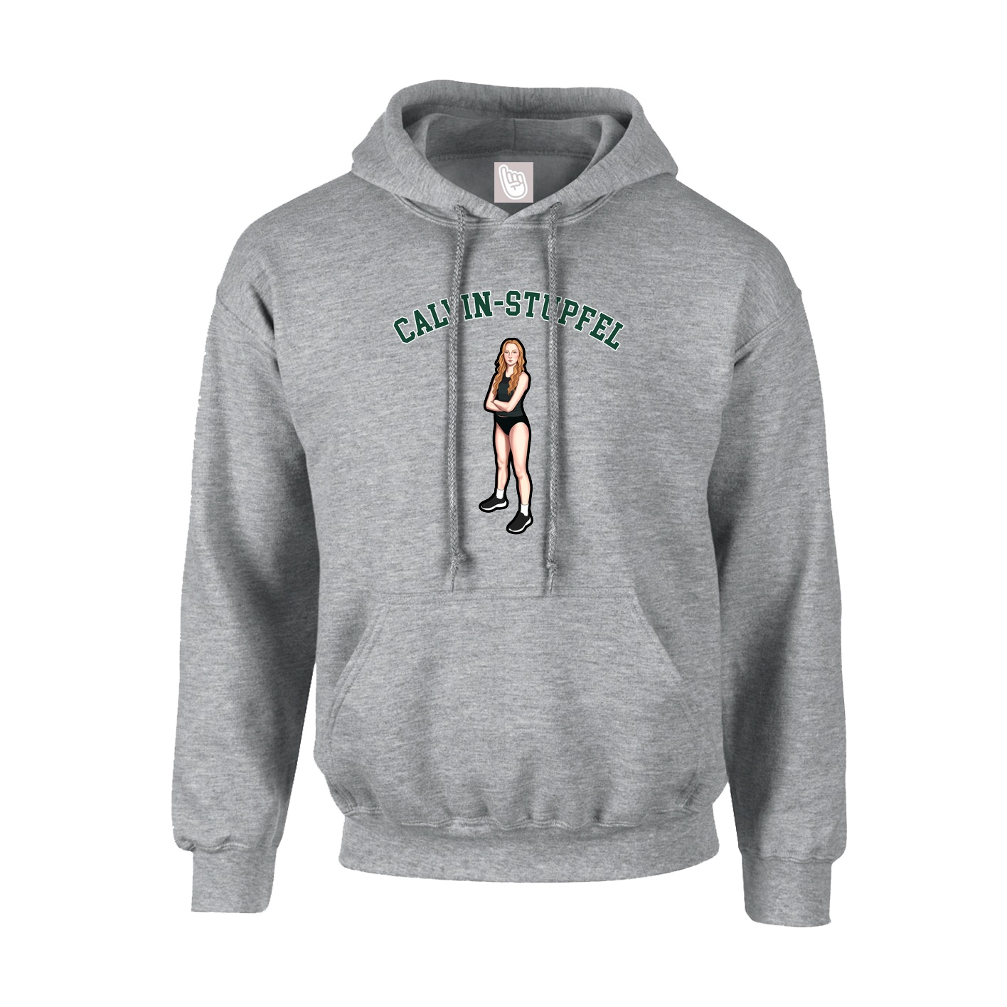 Youth Hoodie — Shirsey Arch in Grey