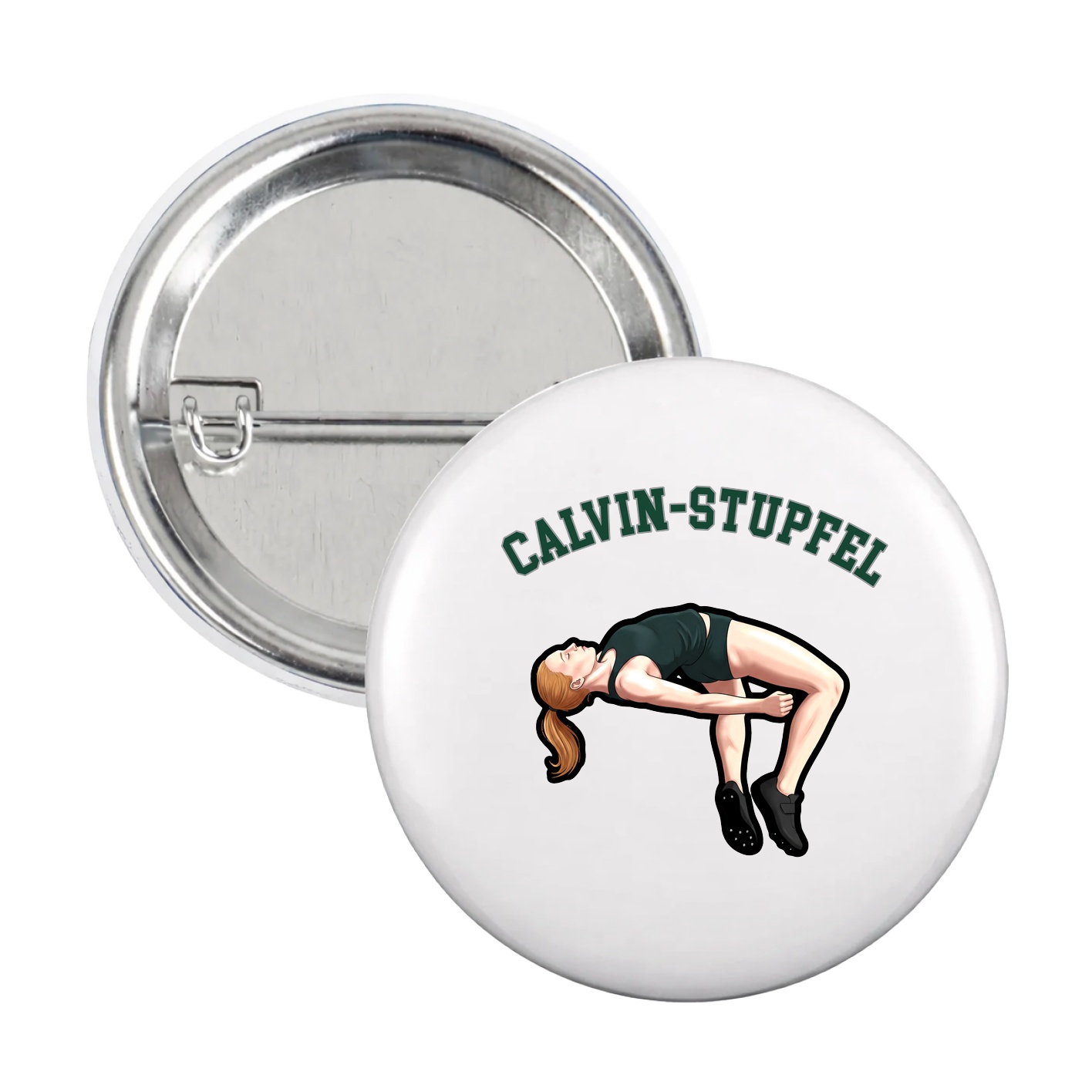 Game Day Button — Shirsey Arch in White