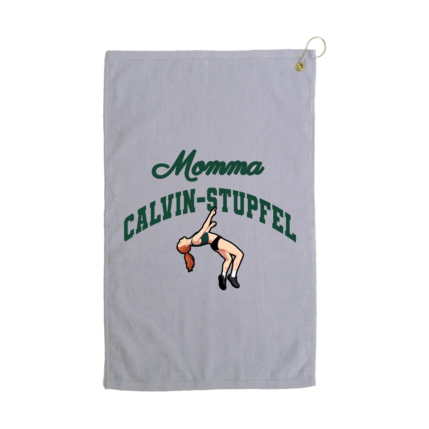 Golf Towel — Mothers Day Arch in Grey