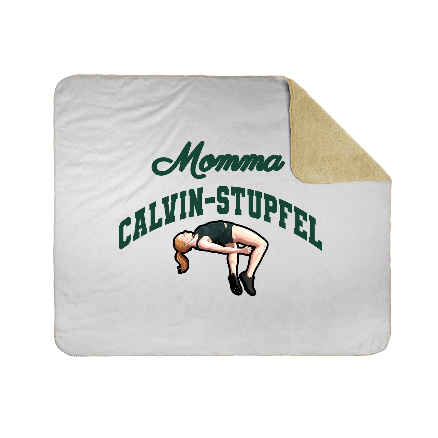 Throw Blanket — Mothers Day Arch in White