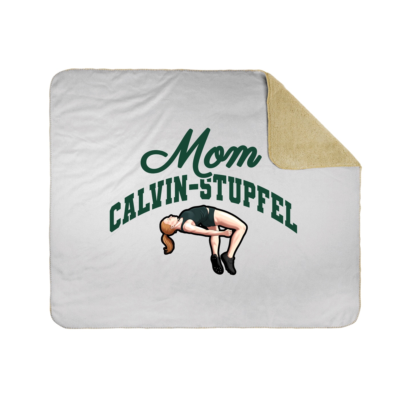 Throw Blanket — Mothers Day Arch in White