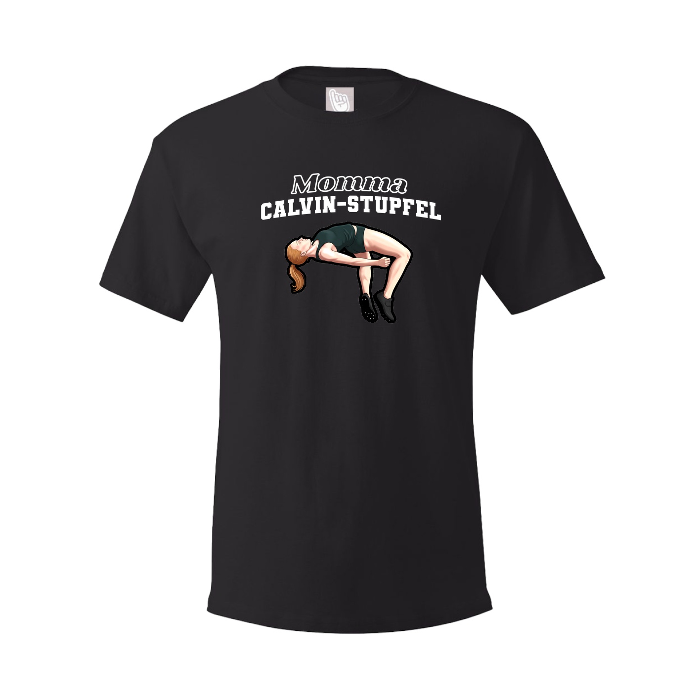 Youth Tee — Mothers Day Block in Black