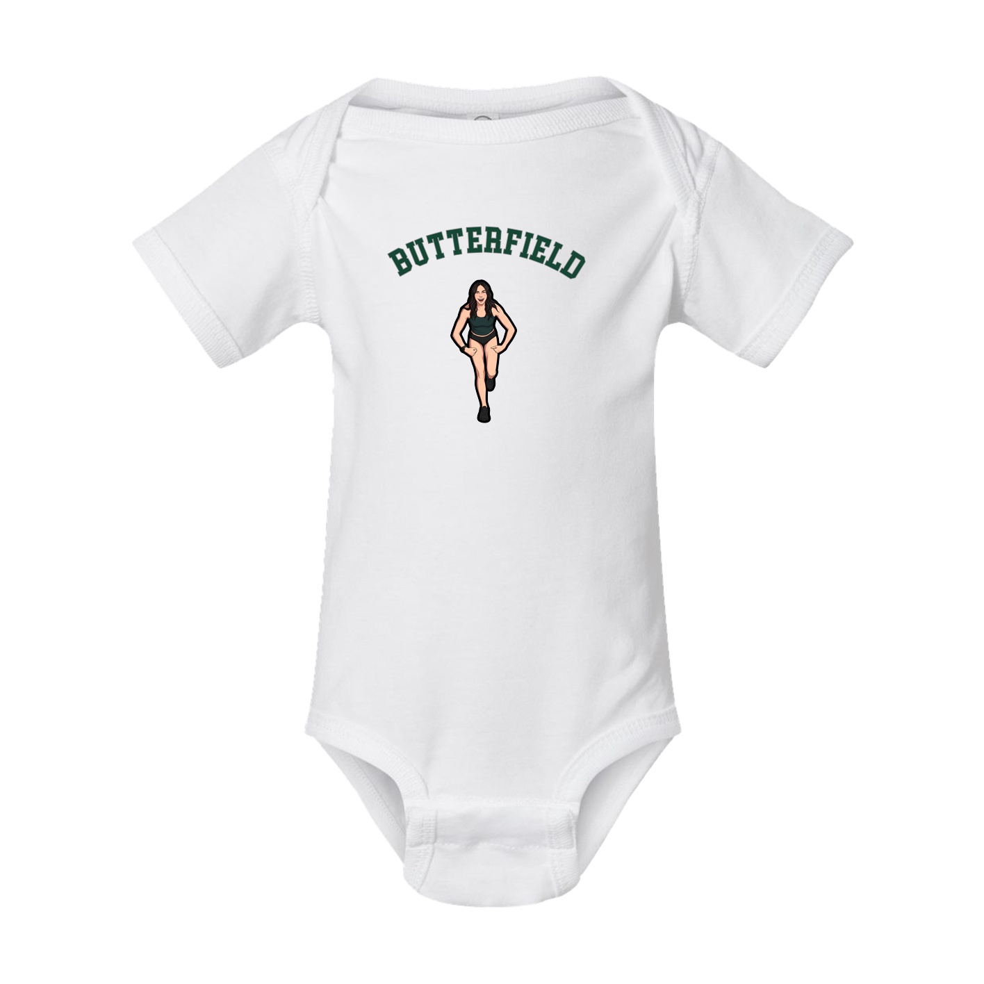 Baby Onesie — Shirsey Arch in White