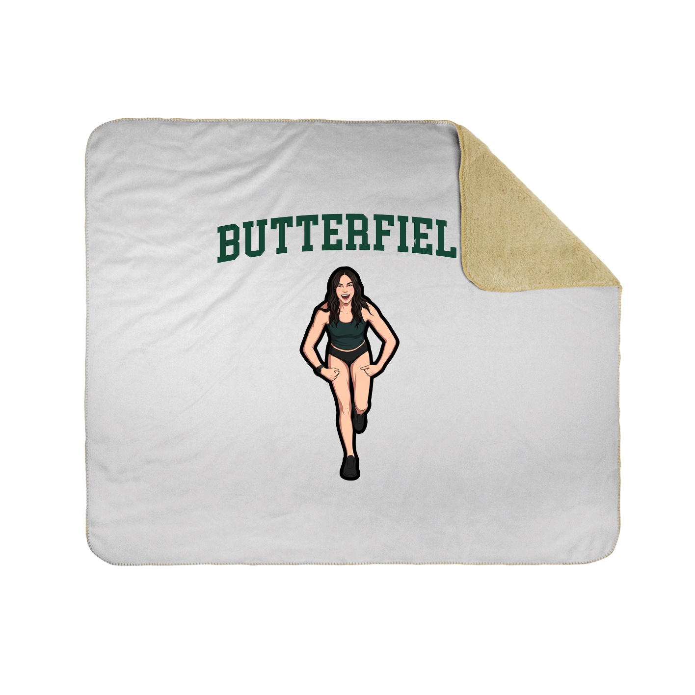 Throw Blanket — Shirsey in White