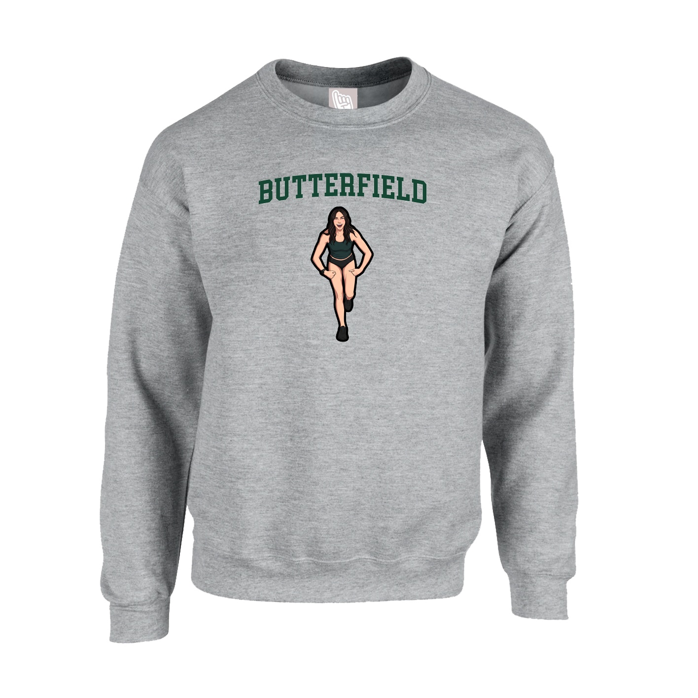 Fleece Crew — Shirsey in Grey