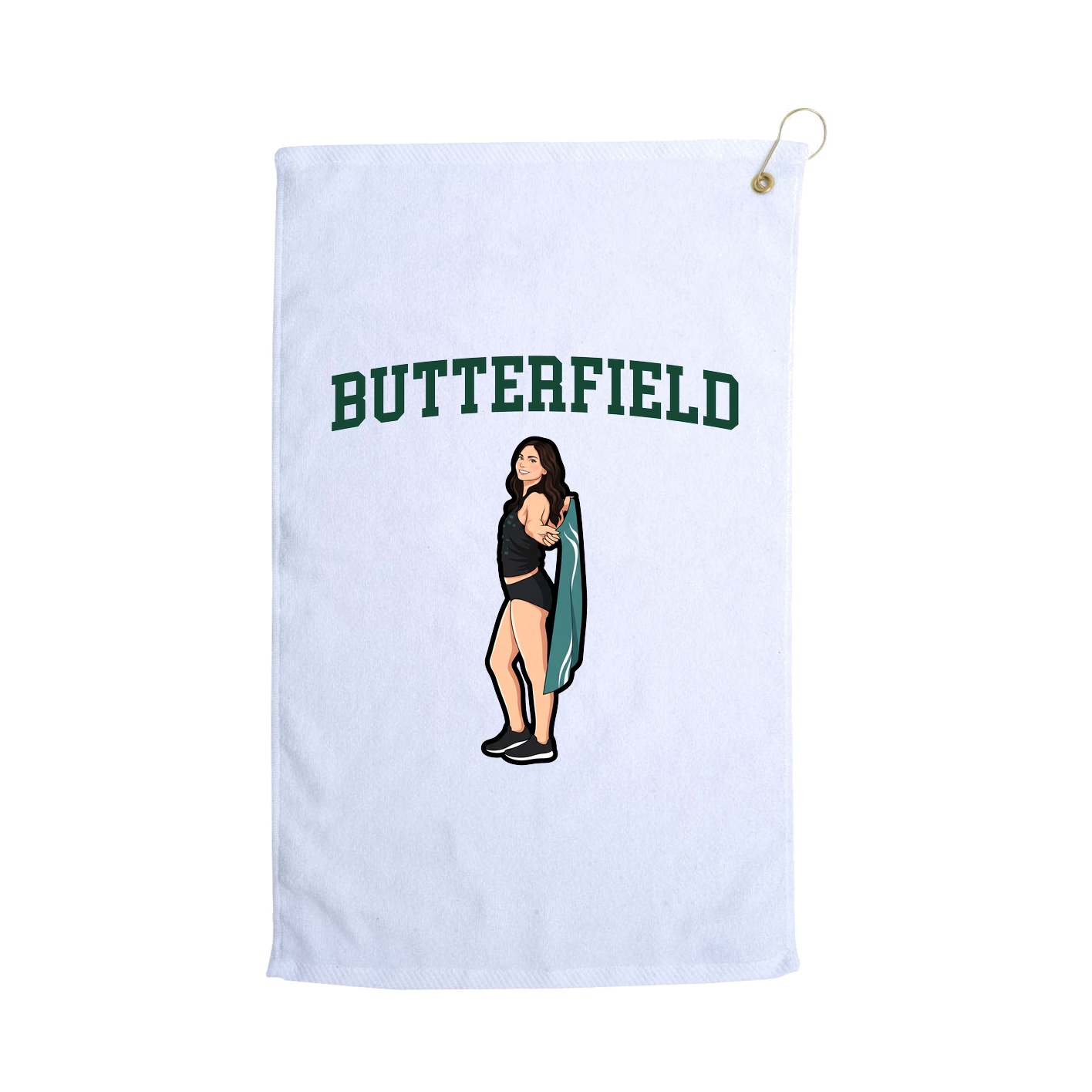 Golf Towel — Shirsey in White