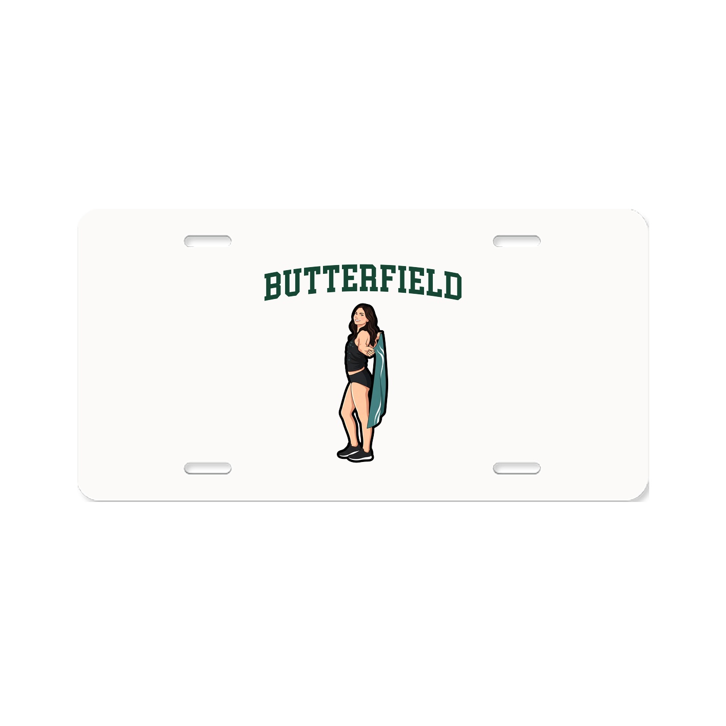 License Plate — Shirsey in Classic