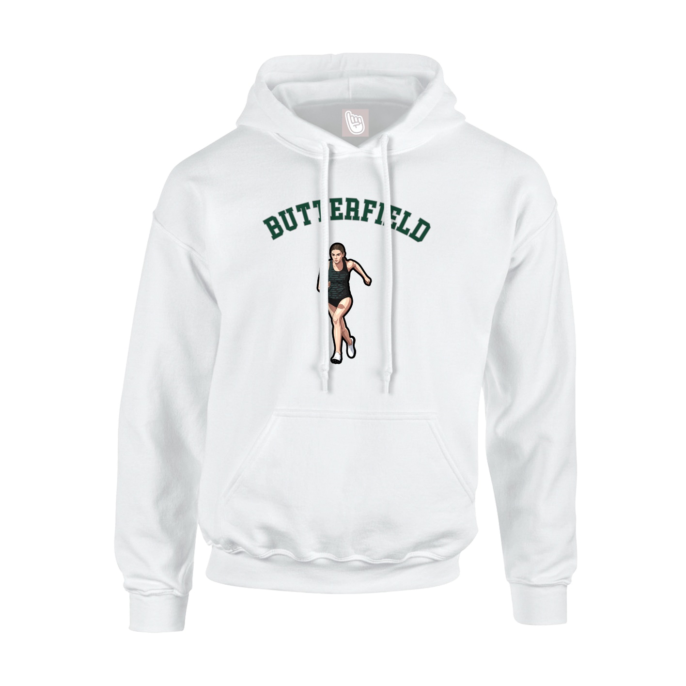 Youth Hoodie — Shirsey Arch in White