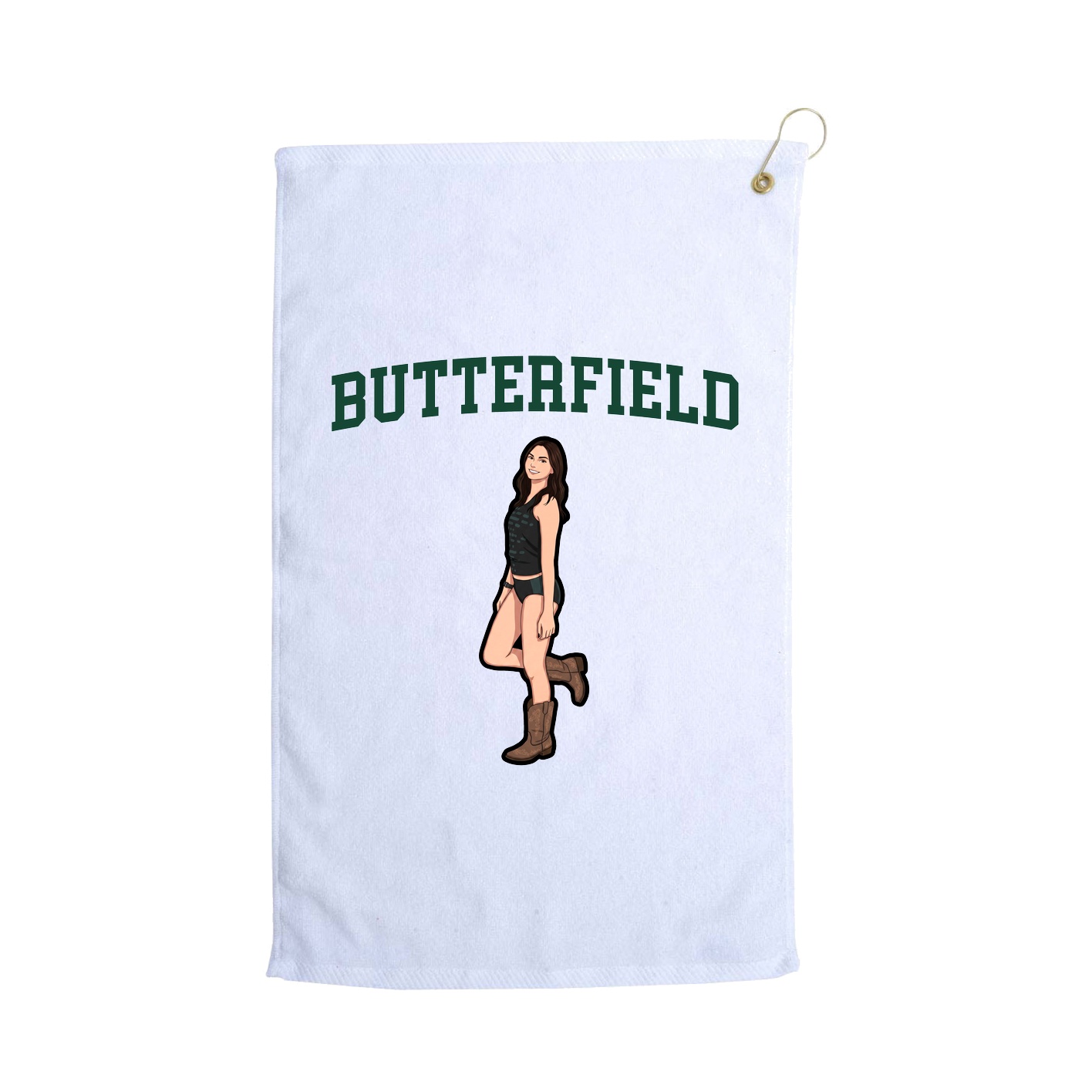 Golf Towel — Shirsey in White