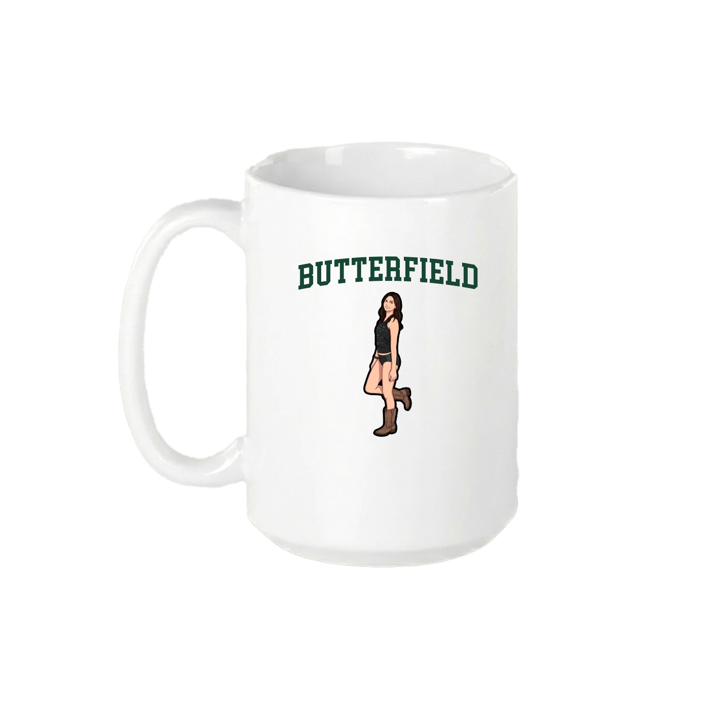 15oz Coffee Mug — Shirsey in White