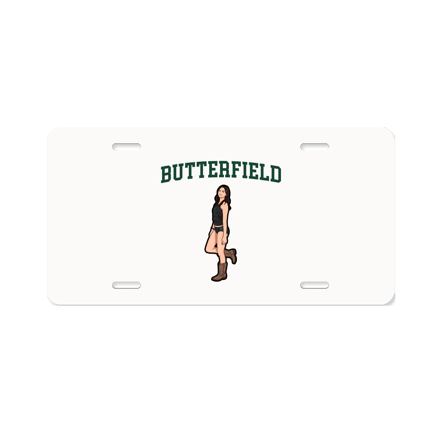 License Plate — Shirsey in Classic