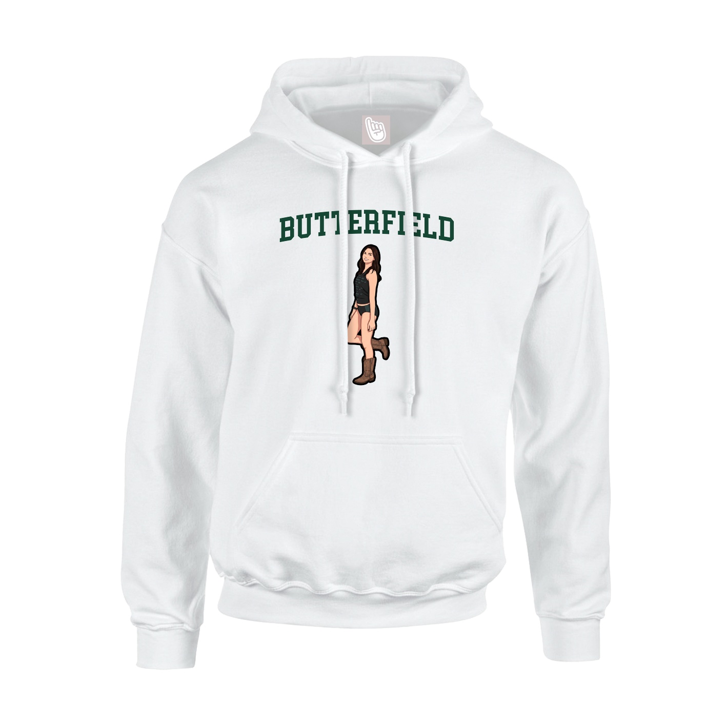 Youth Hoodie — Shirsey in White
