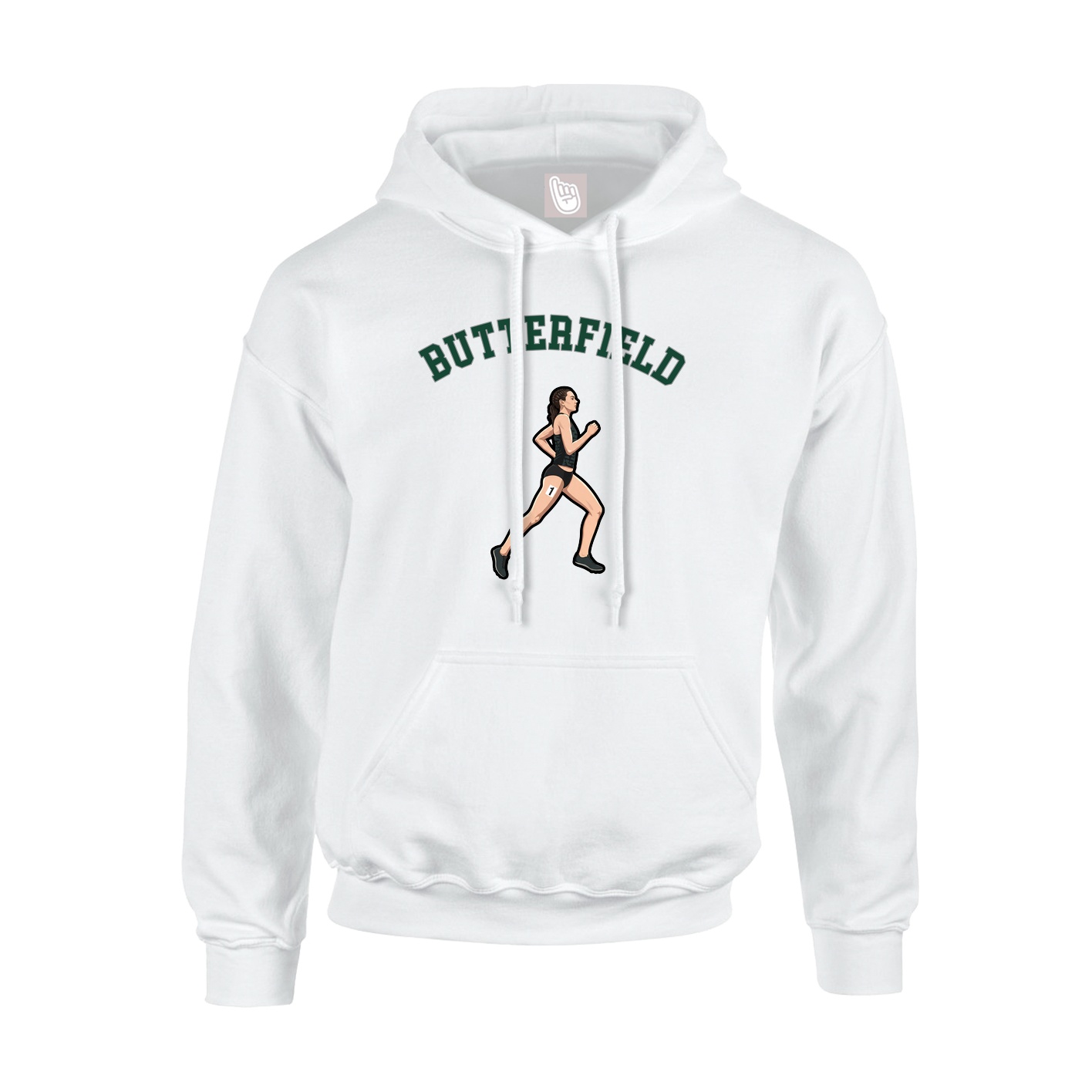 Youth Hoodie — Shirsey Arch in White