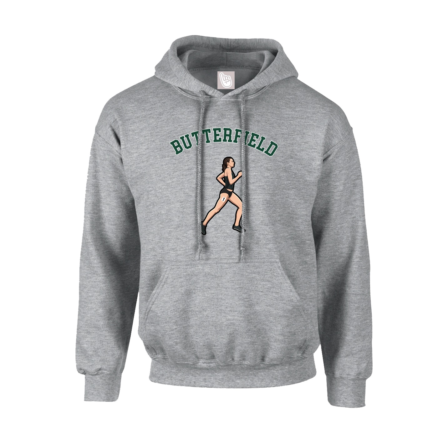 Youth Hoodie — Shirsey Arch in Grey