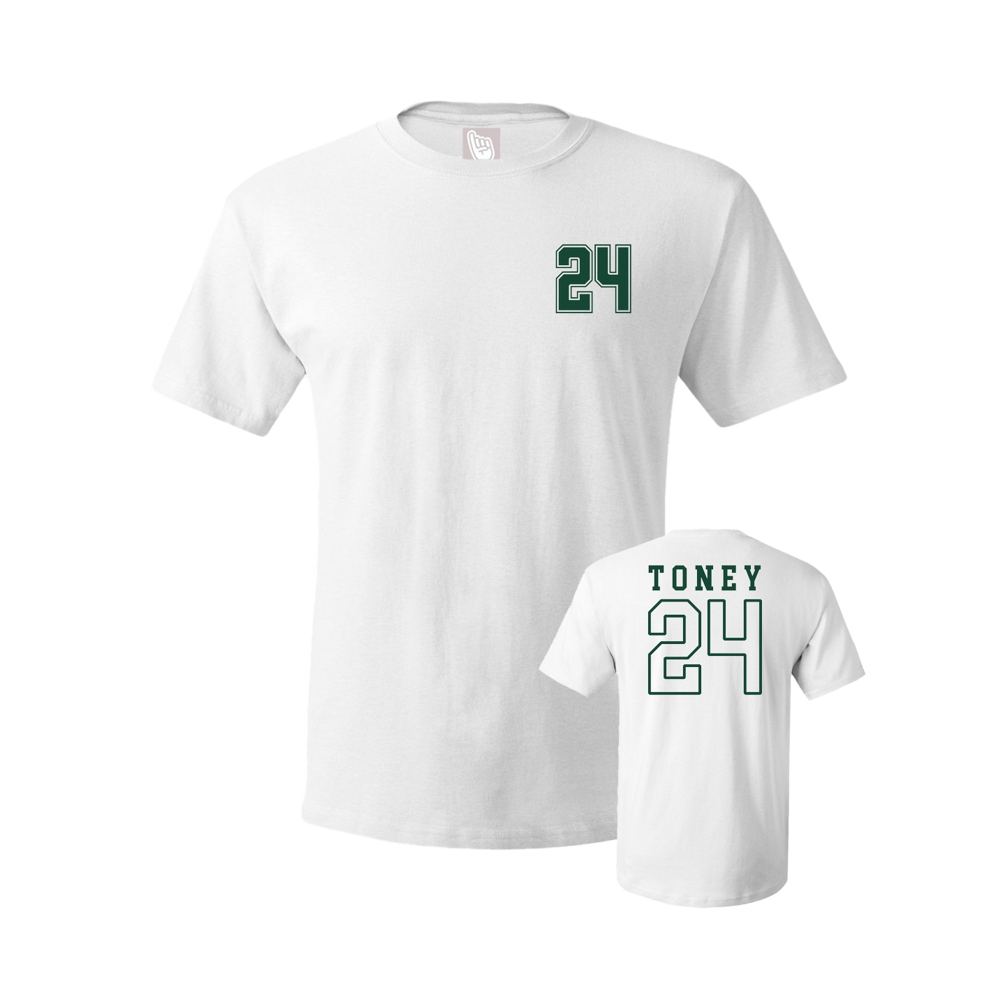 Tee — Chest Back in White