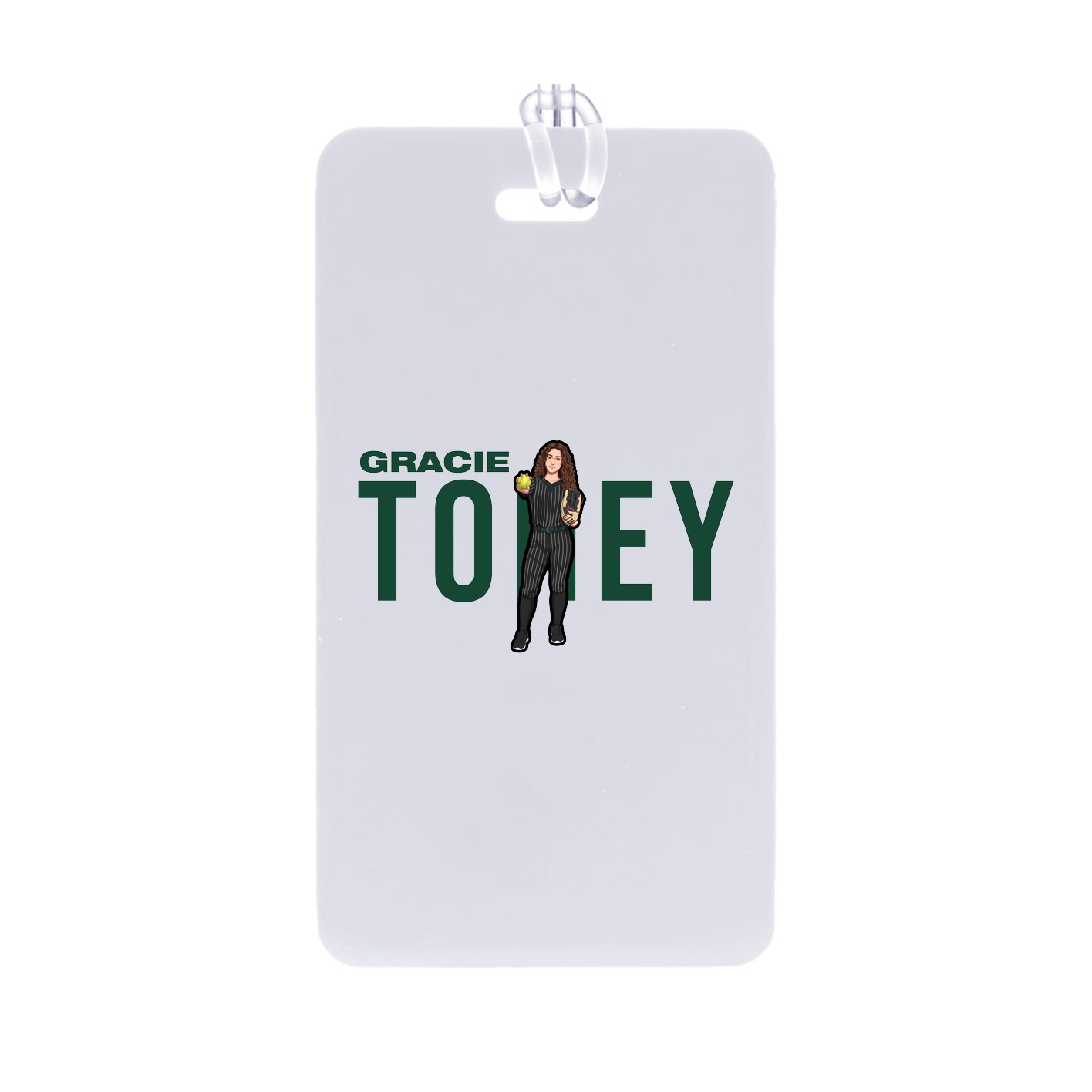 Bag Tag — Player Name in Classic
