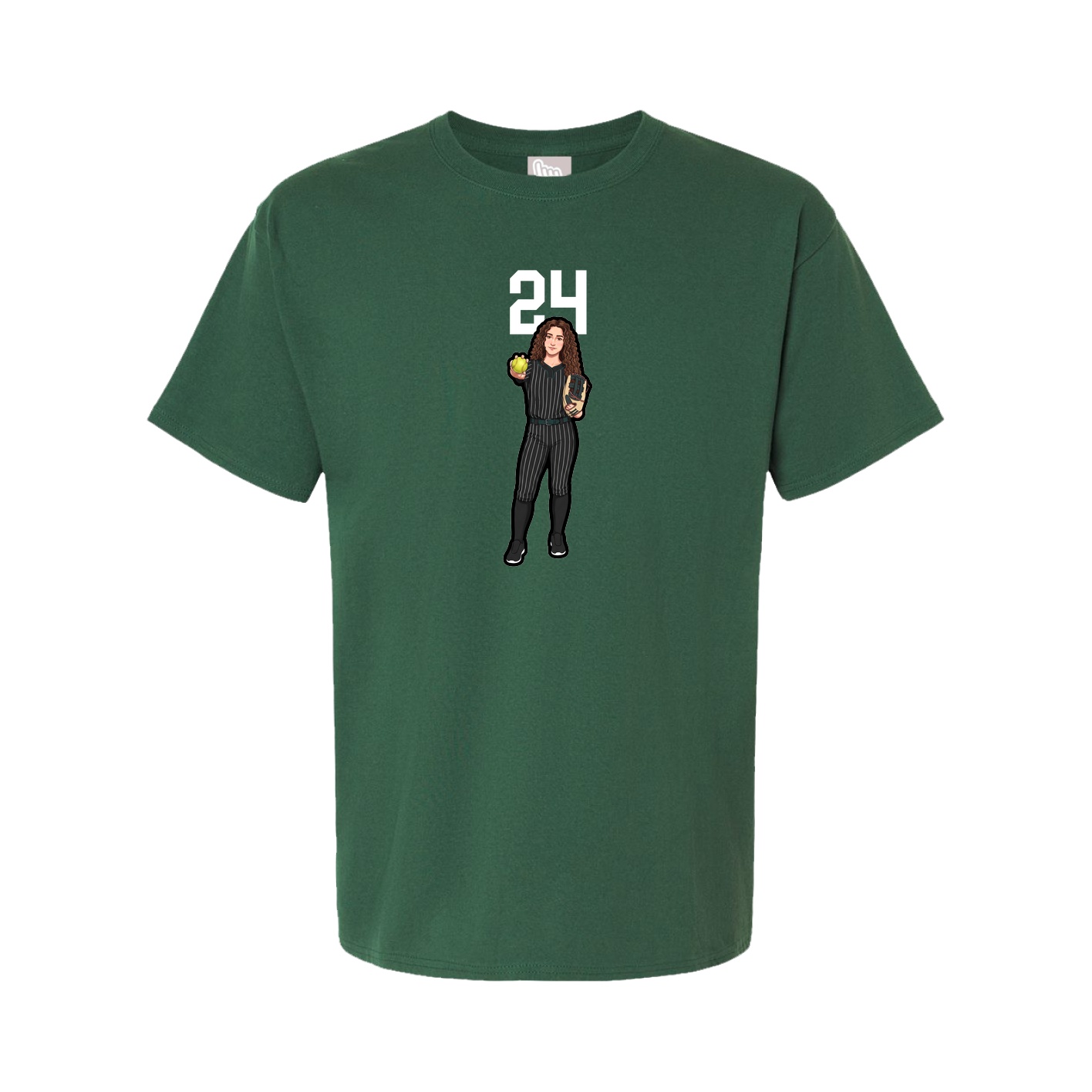Tee — Number Top in Green