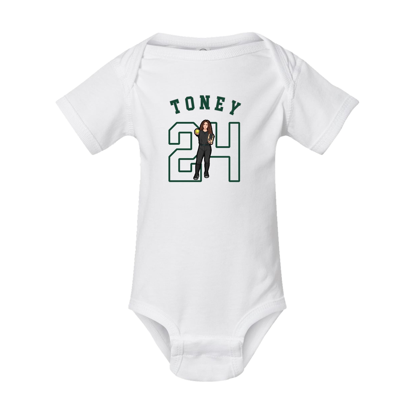 Baby Onesie — Shirsey Arch in White
