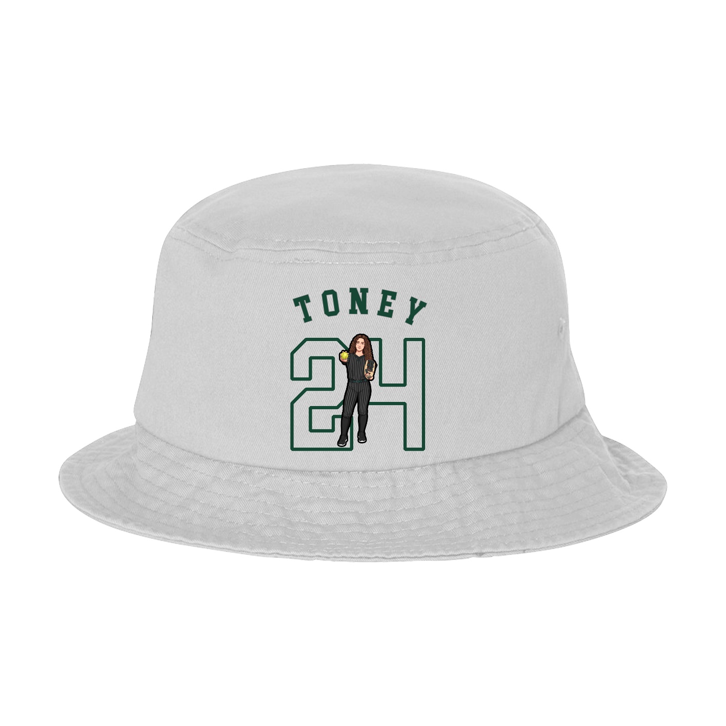 Bucket Cap — Shirsey Arch in White