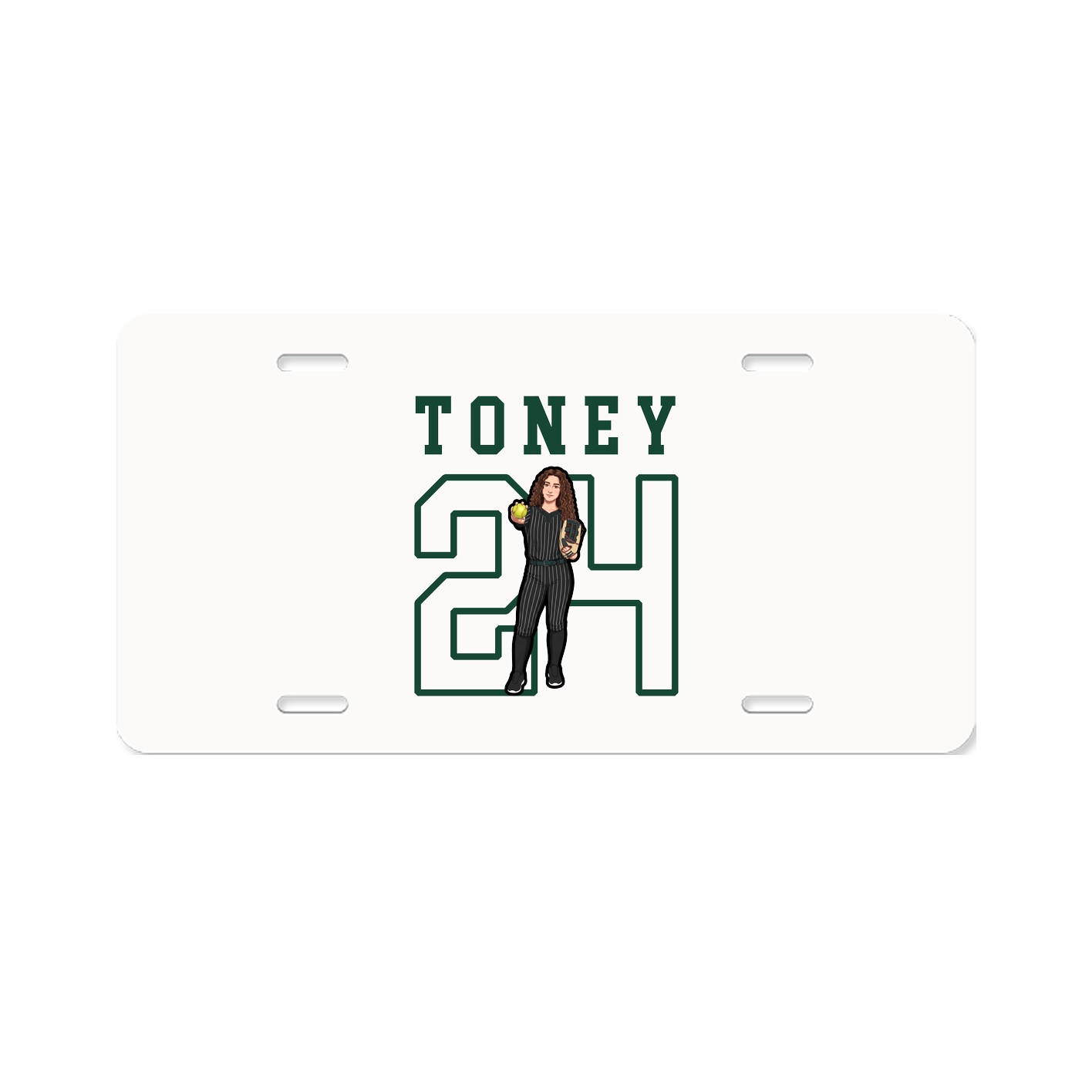 License Plate — Shirsey in Classic
