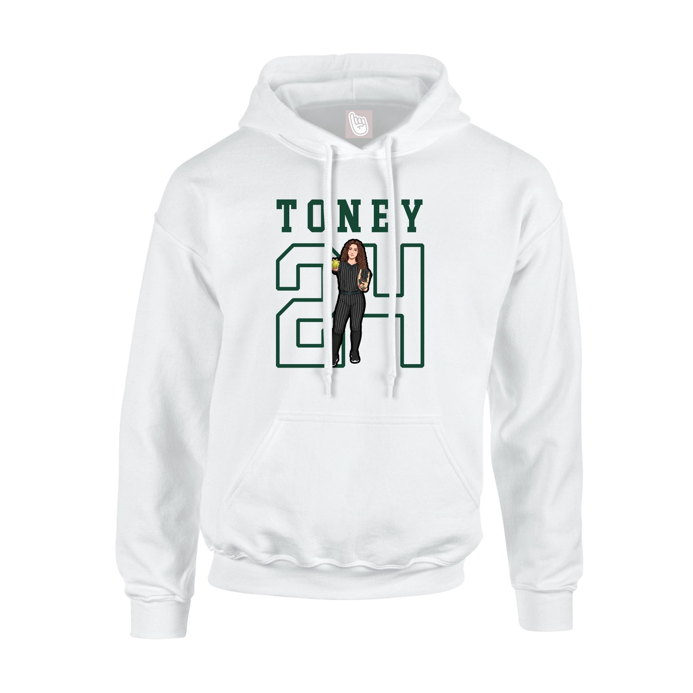 Youth Hoodie — Shirsey in White