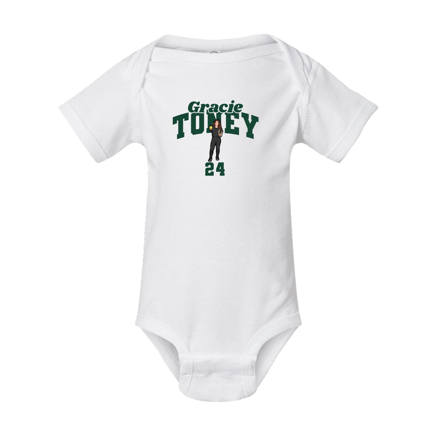 Baby Onesie — Signature Arch in White