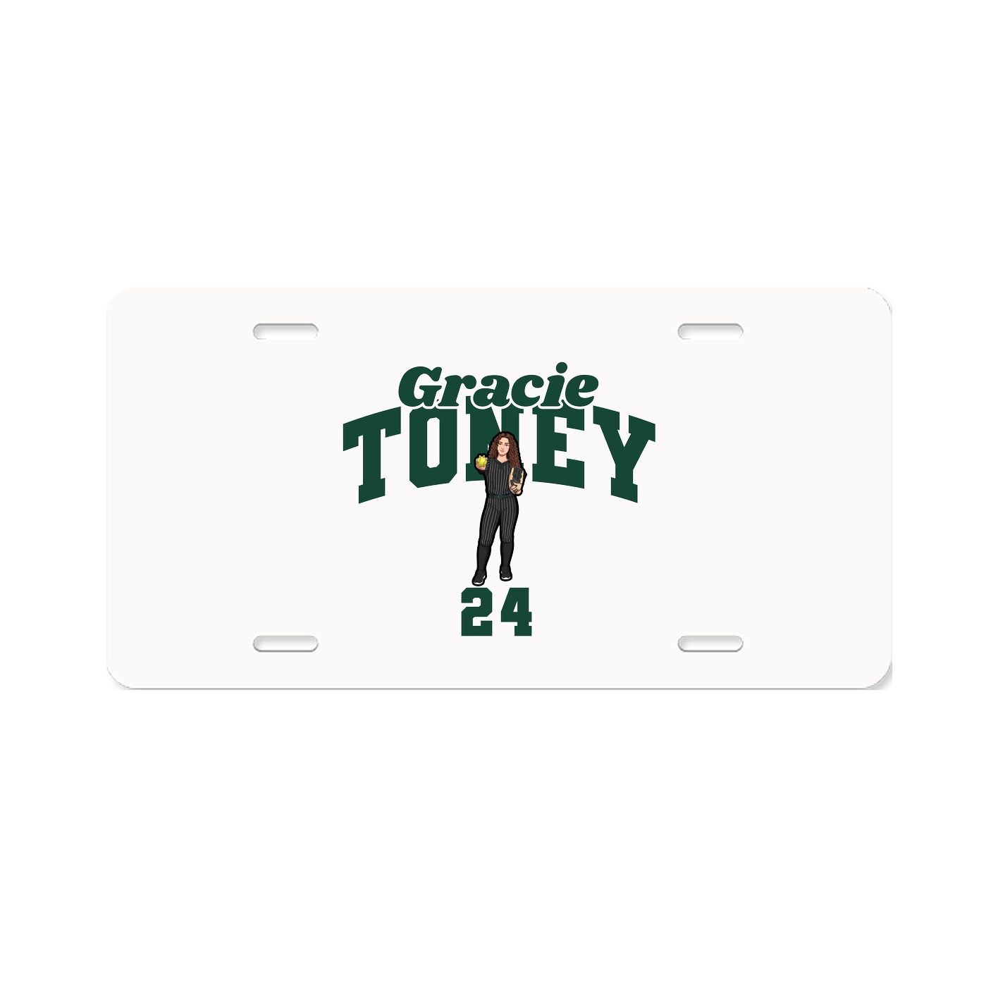 License Plate — Signature Arch in Classic