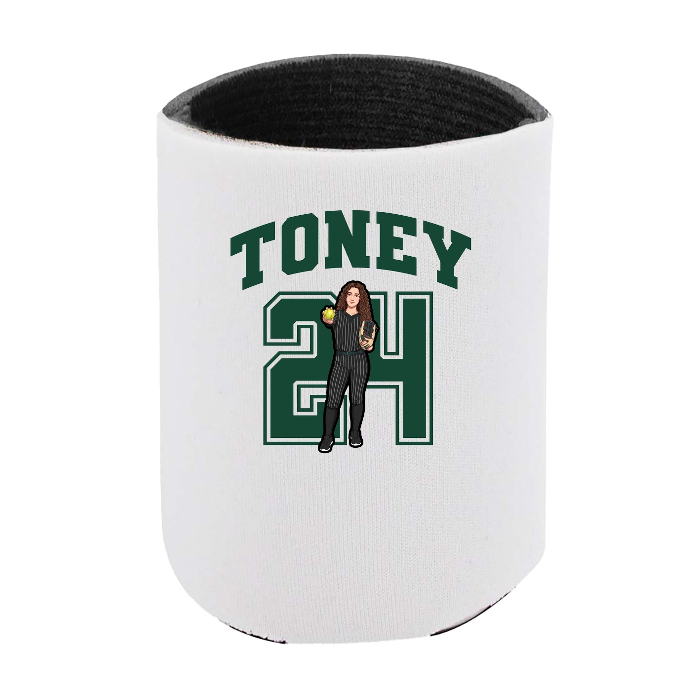 Can Holder — Number in White