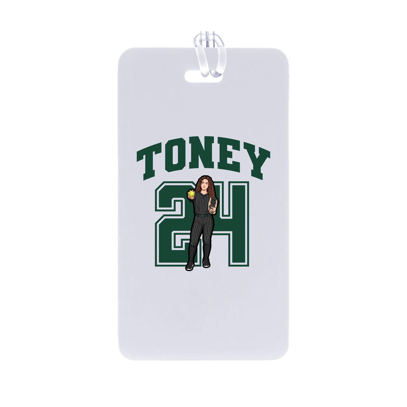 Bag Tag — Number in Classic