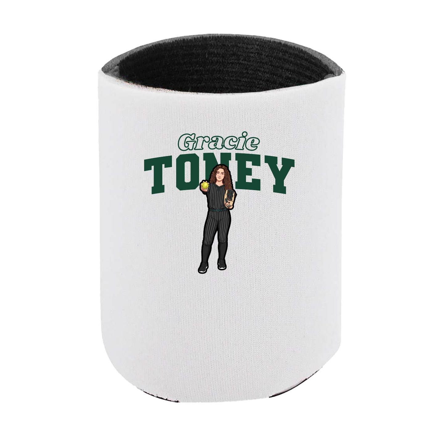 Can Holder — Name Arch in White