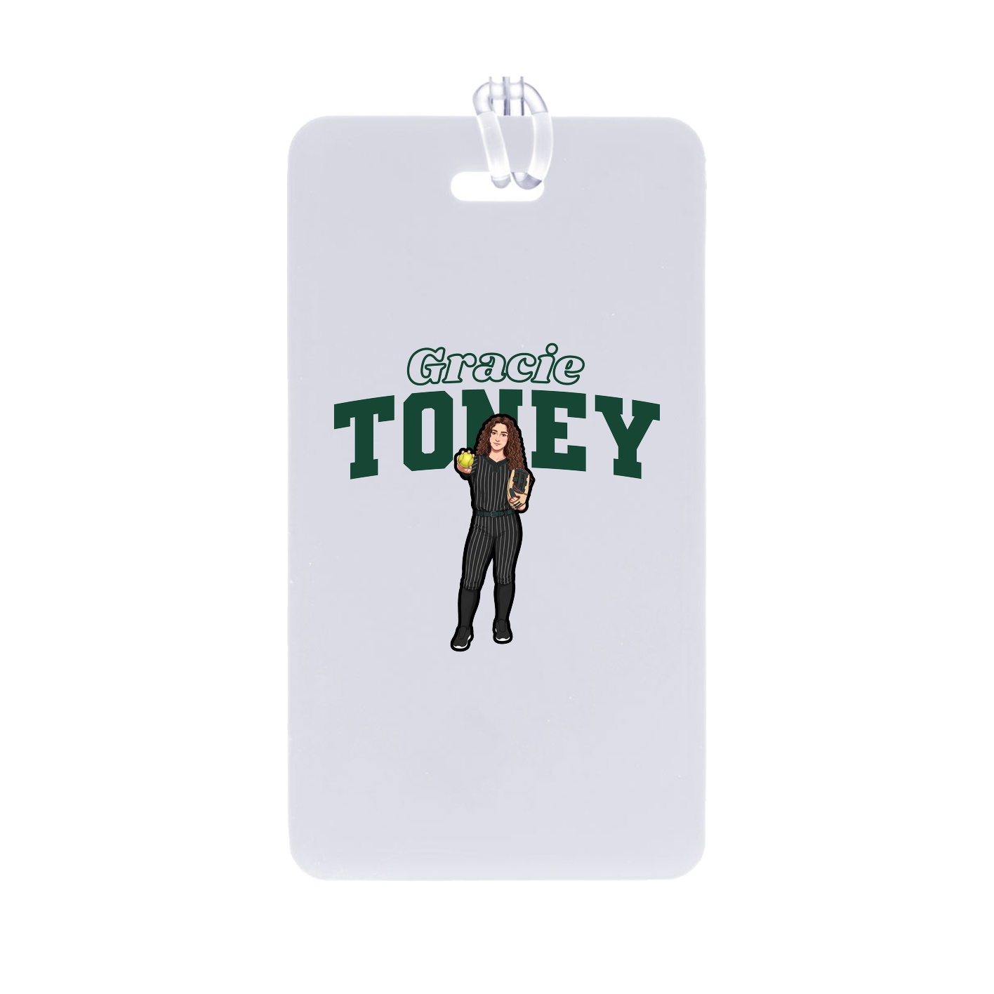 Bag Tag — Name Arch in Classic