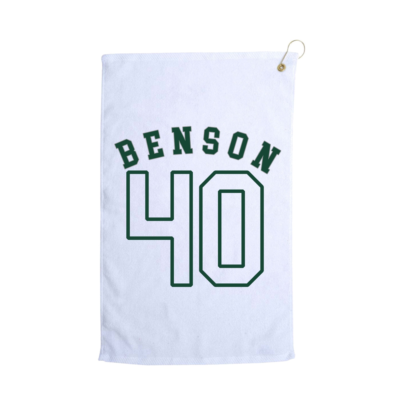 Golf Towel — Shirsey Arch in White