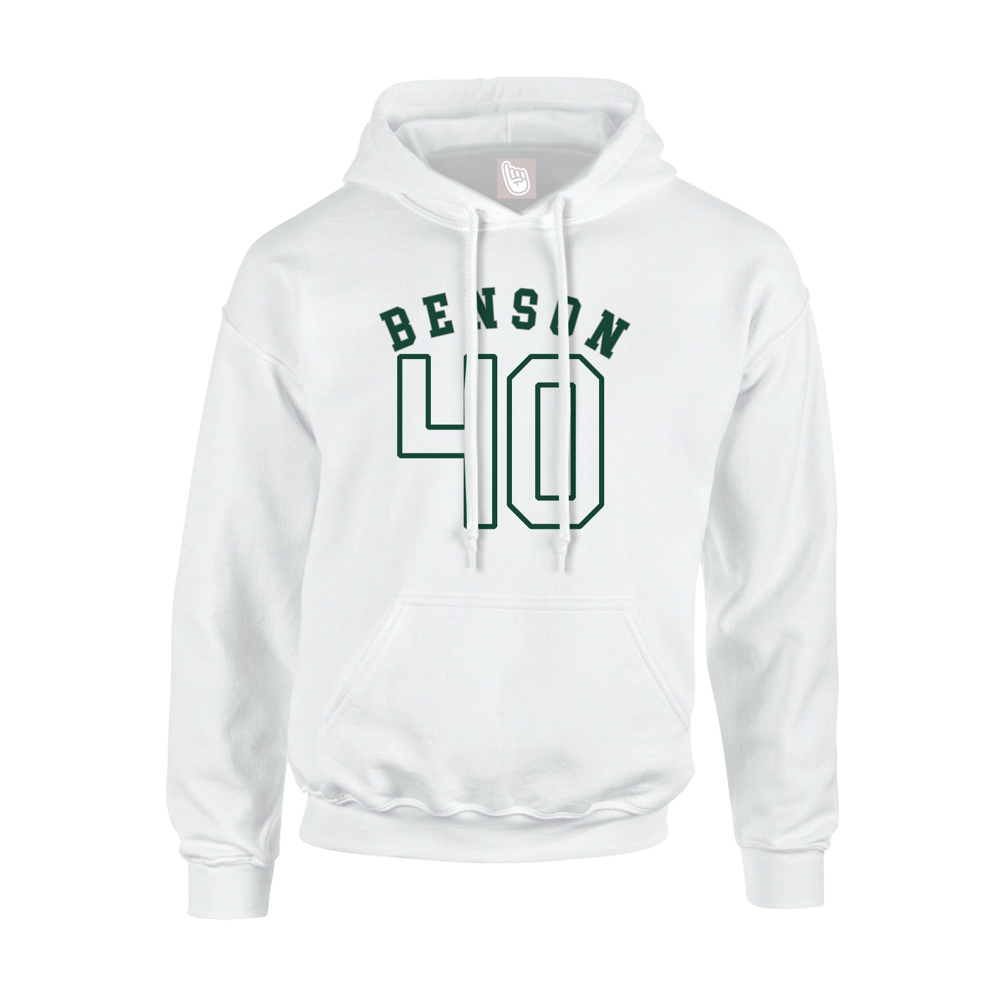 Youth Hoodie — Shirsey Arch in White