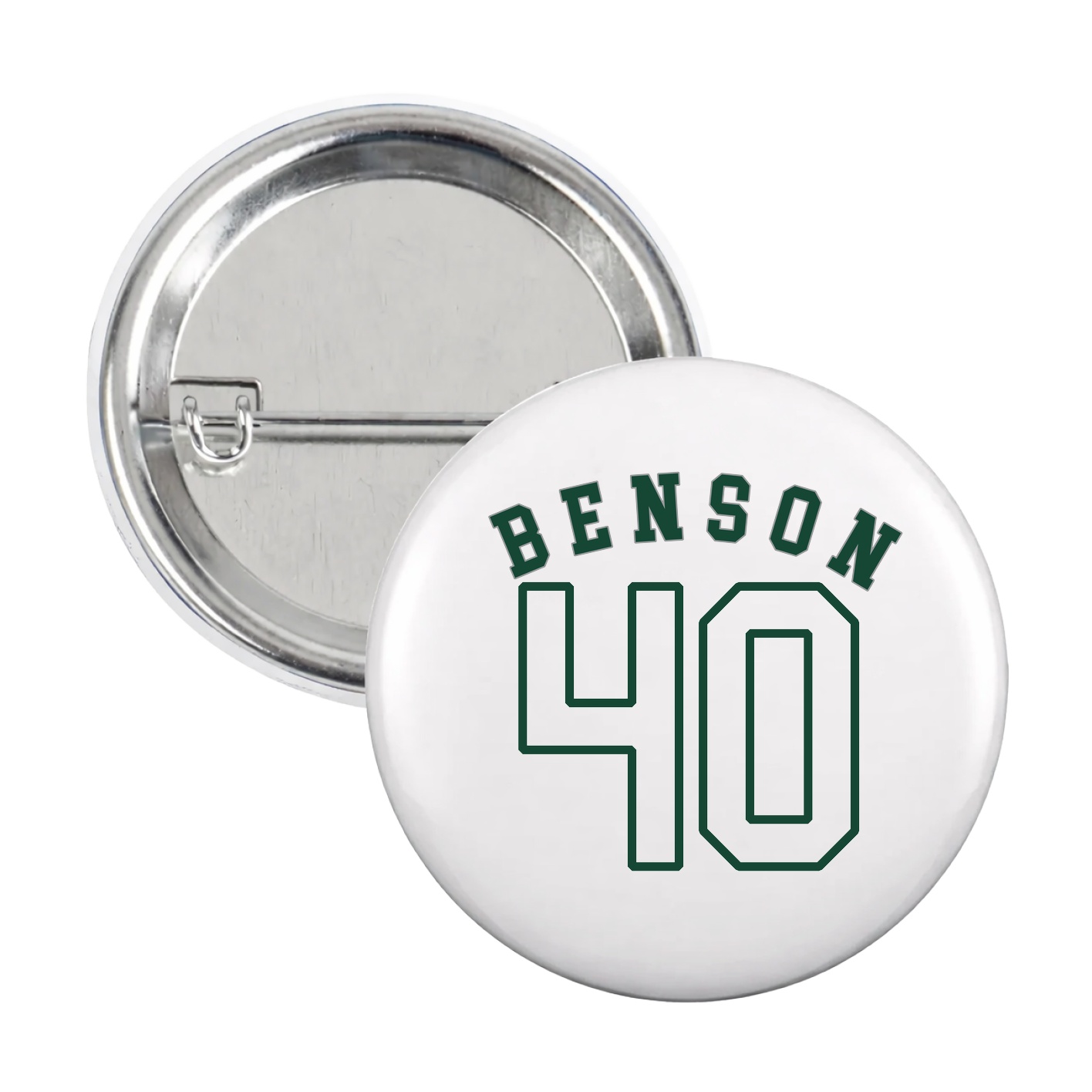 Game Day Button — Shirsey Arch in White