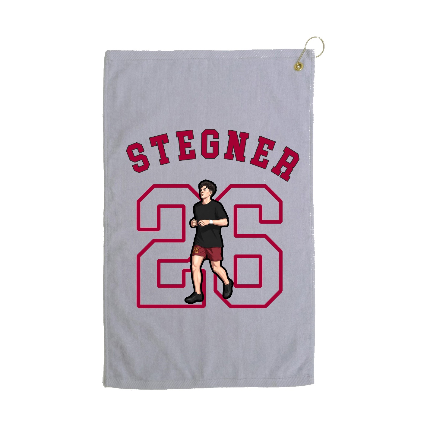 Golf Towel — Shirsey Arch in Grey