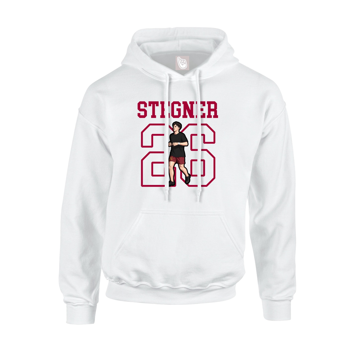 Youth Hoodie — Shirsey in White