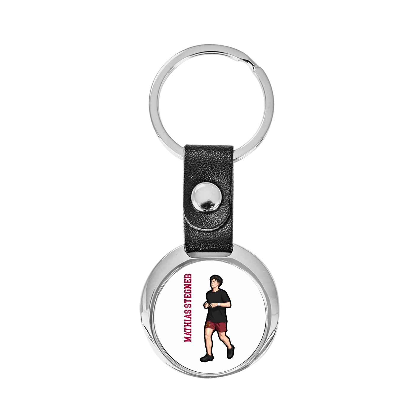Key Chain — Name Vertical in Classic